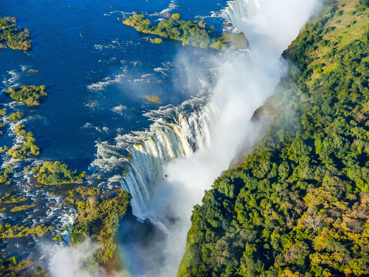 Victoria Falls bovenaf - Undiscovered.nl