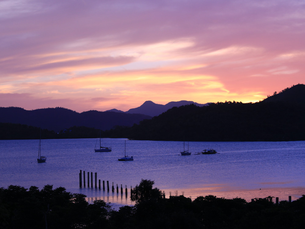 zonsondergang palawan filipijnen - Undiscovered.nl