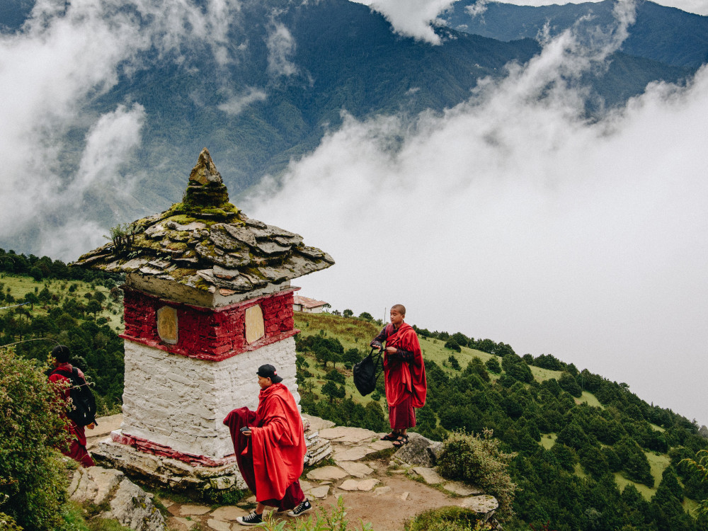 Monniken in Bhutan - Undiscovered.nl