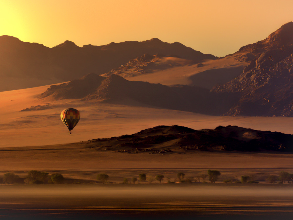 Ballonvaart over Sossusvlei, Namibië - Undiscovered.nl