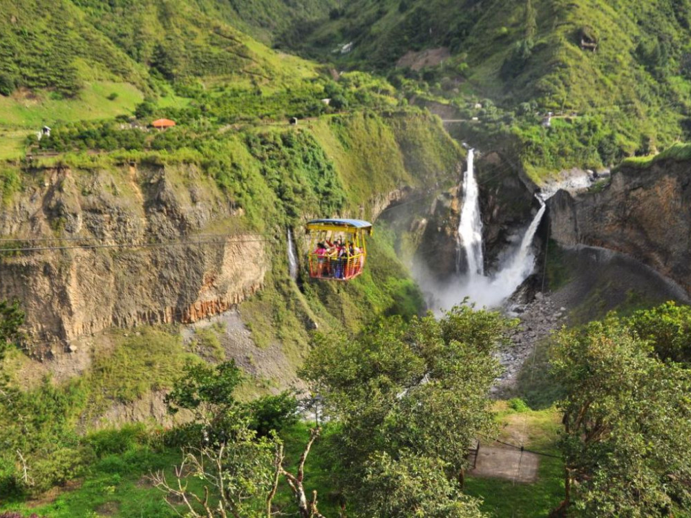 Kabelbaan in Baños, Ecuador - Undiscovered.nl