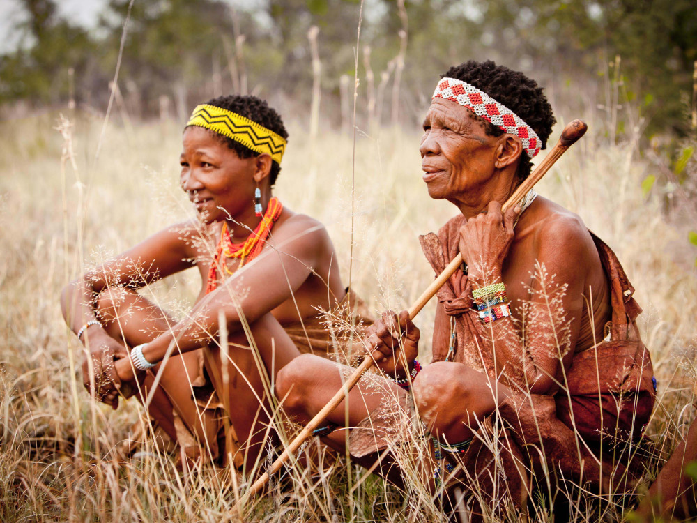Bosjesmannen in Botswana - Undiscovered.nl
