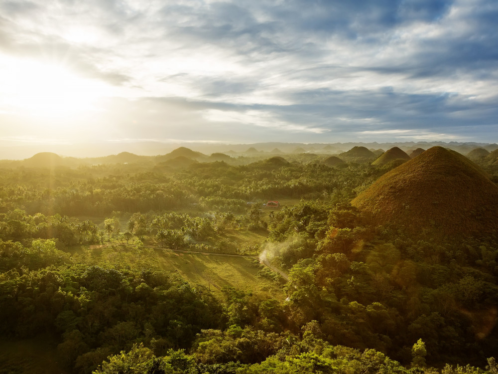 chocolate hills binnenland bohol filipijnen - undiscovered.nl