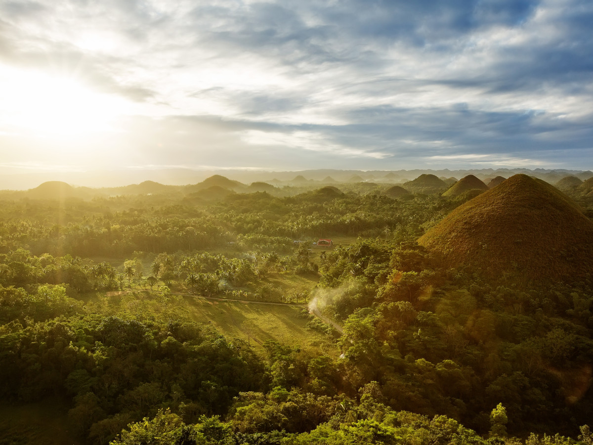 chocolate hills binnenland bohol filipijnen - undiscovered.nl