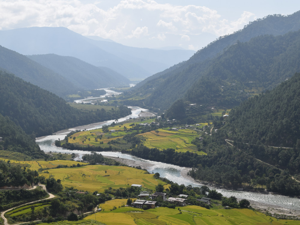 Landschap in Bhutan - Undiscovered.nl