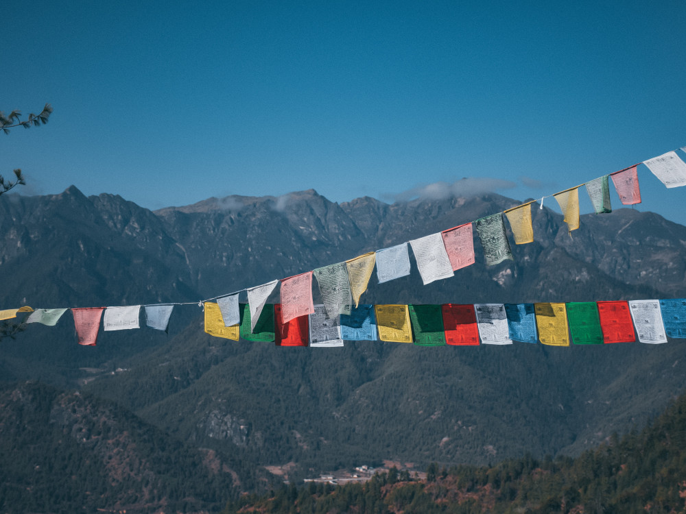 Vlaggen in Bhutan - Undiscovered.nl