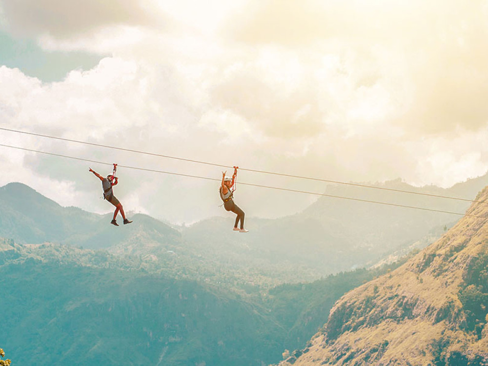 Ziplinen in Ella, Sri Lanka - Undiscovered.nl