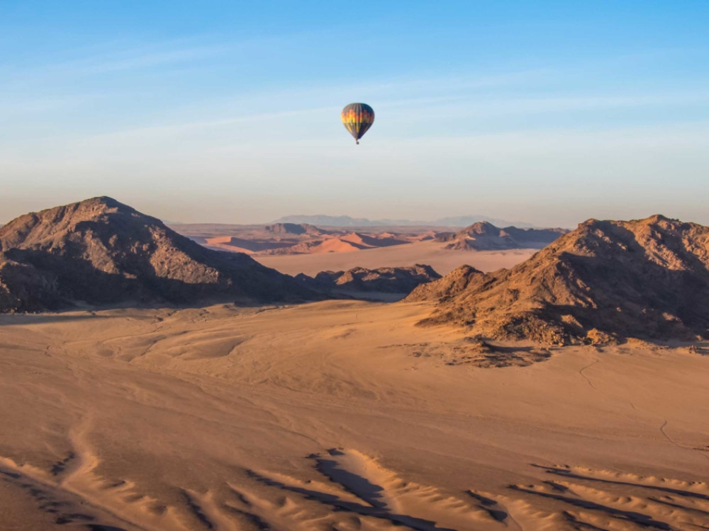Ballonvaart over Sossusvlei, Namibië - Undiscovered.nl