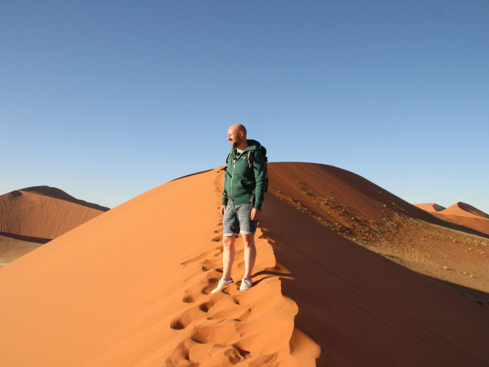 Edwin in Namibië - Undiscovered.nl