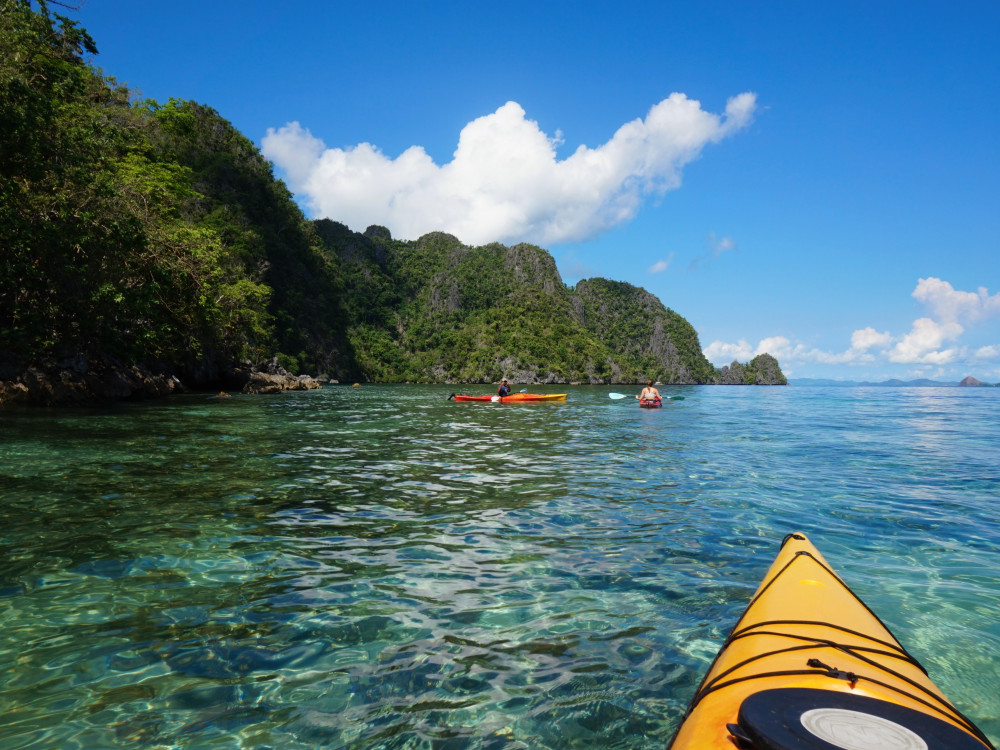 kayak tour palawan filipijnen - Undiscovered.nl