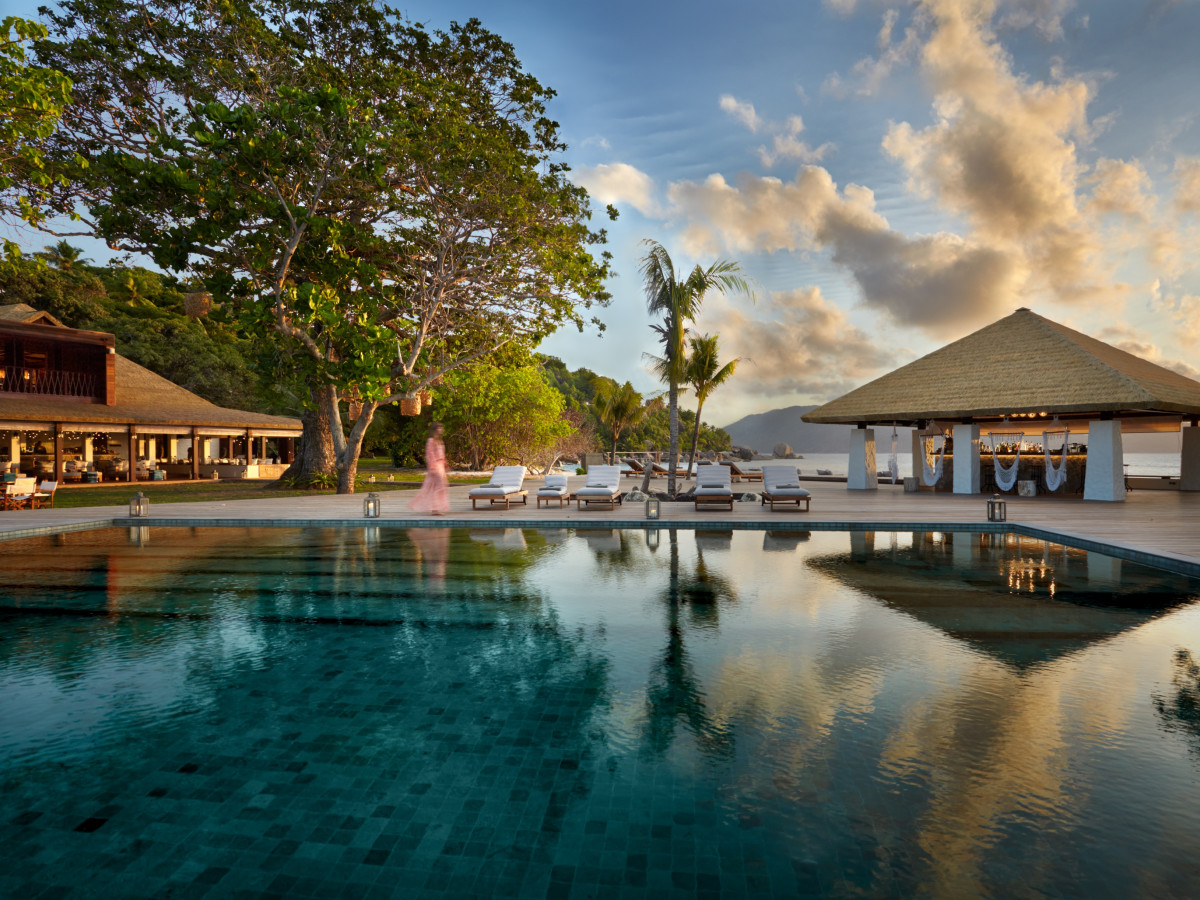 Zwembad Six Senses Felicite Island - Undiscovered.nl