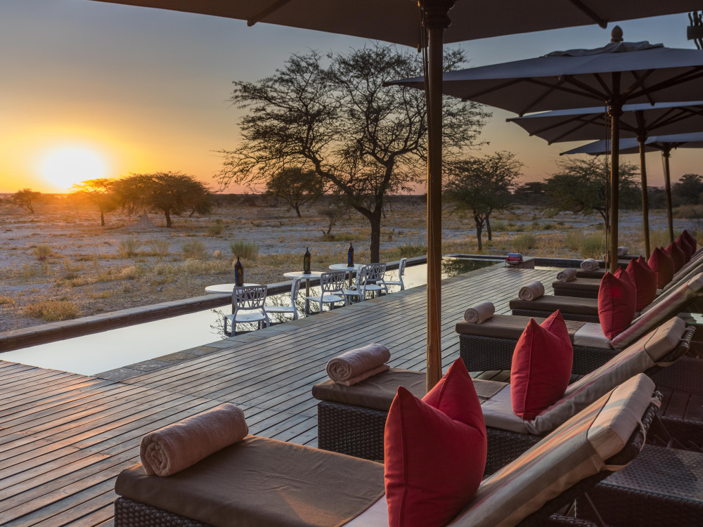 Onguma The Fort Pool Deck, Namibië - Undiscovered.nl