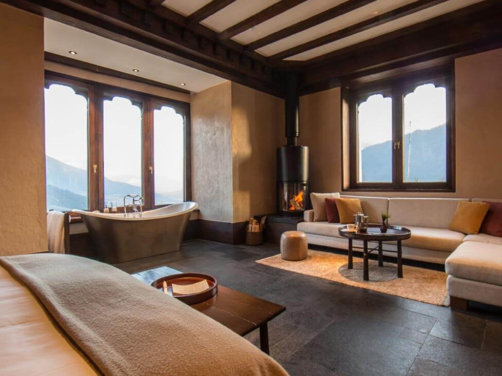 Gangtey Lodge accommodatie Bhutan - Undiscovered.nl
