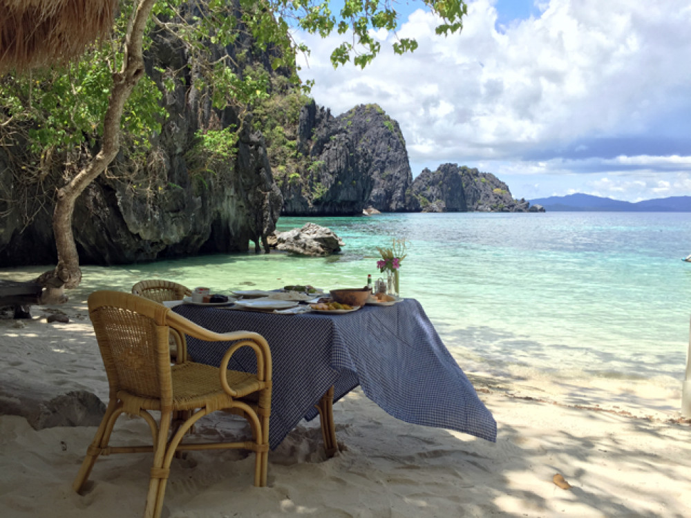 miniloc island prive lunch filipijnen - Undiscovered.nl