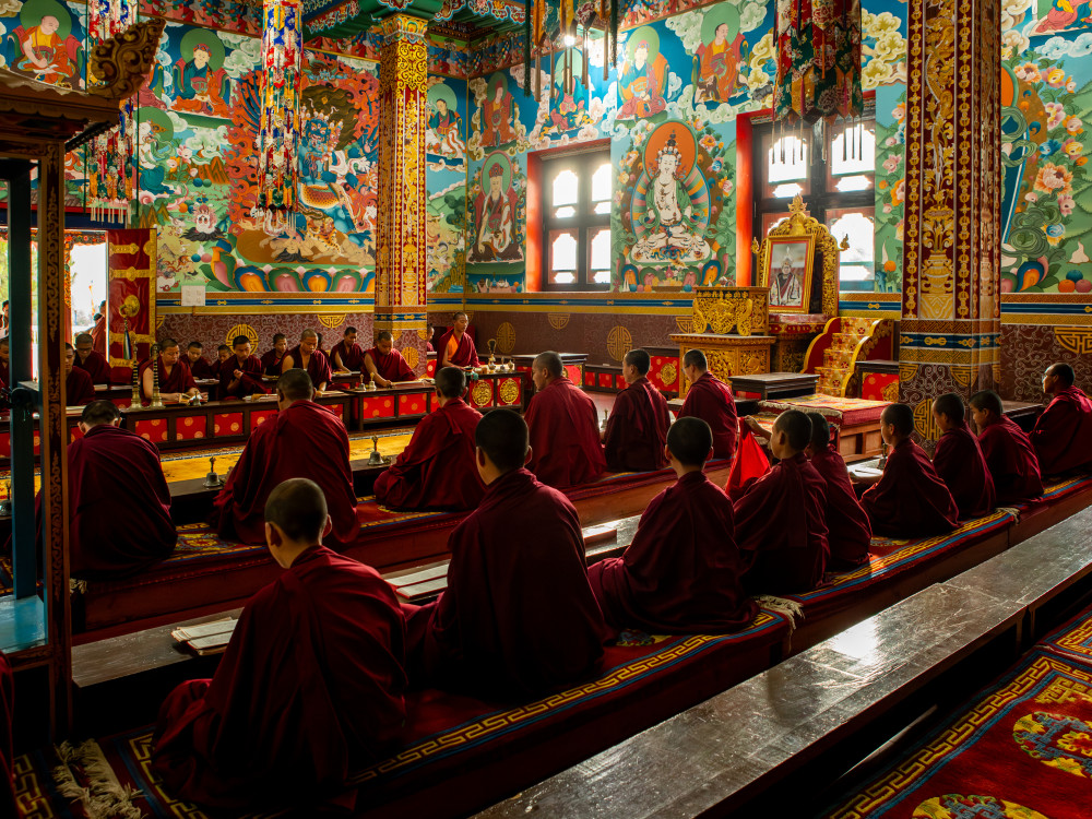 Monniken Trashigang Bhutan - Undiscovered.nl