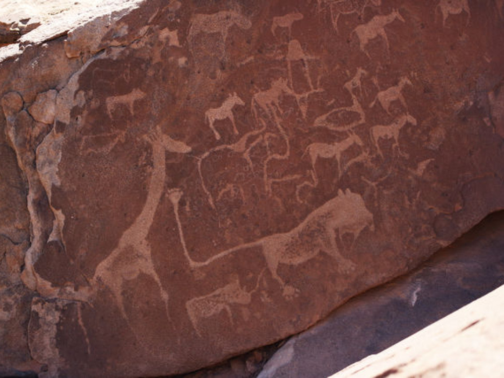 Twyfelfontein rotstekeningen Namibië - Undiscovered.nl